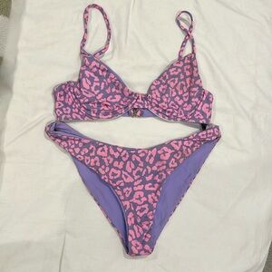 Beach Riot Cheetah Bikini